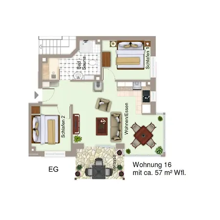 Kuestenzauber 16 - Apartment *